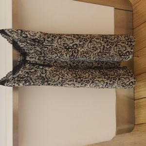 Sexy black and white night gown apt 9 size large new with tags lace